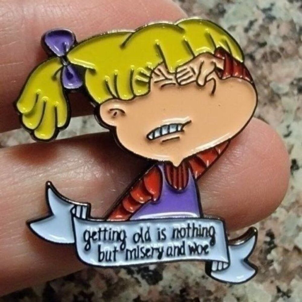 3/20 Rugrats Angelica Getting Old Enamel Pin